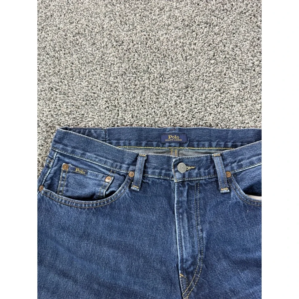 Polo Ralph Lauren Hampton Relaxed Straight Jeans Men's Size 33X30 Blue
